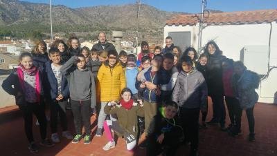 LOS ALUMNOS DEL CEIP VIRGEN DEL ROSARIO VISITAN LA ESTACIÓN METEOROLÓGICA DE SALINAS