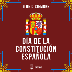 El próximo 6 de diciembre se conmemorará el 45º aniversario de la Constitución  Española con un acto en la Plaza de la Constitución