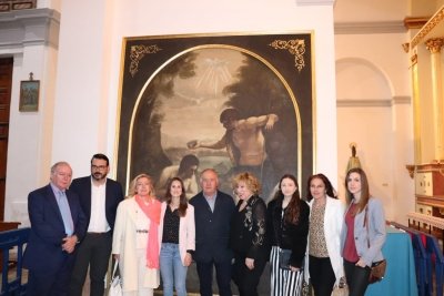 PRESENTACIÓN DE LA OBRA DESCUBIERTA DEL PINTOR SALINERO JUAN GABRIEL BARCELÓ